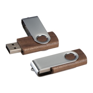 MC USB din lemn, 4GB, de pe stoc
