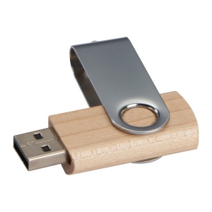 MC USB din lemn, 4GB, de pe stoc