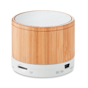 MO™ Boxă rotundă wireless bambus