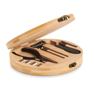 MO BARTLETT - 15 piece tool set bamboo case - Img 2