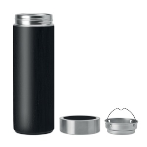 MO BATUMI Double wall bamboo flask 400ml - Img 6