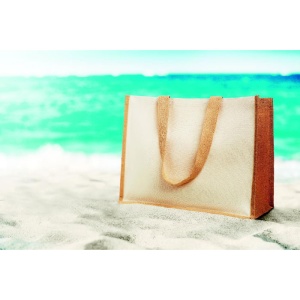 MO CAMPO DE FIORI - Jute and canvas shopping bag - Img 12