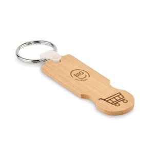 MO COMPRAS - Bamboo euro token key ring