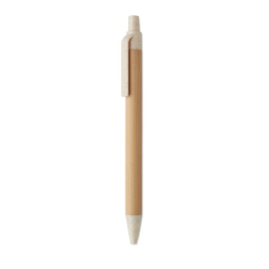 MO ITEA COLOUR - Push button ball pen in bamboo - Img 6