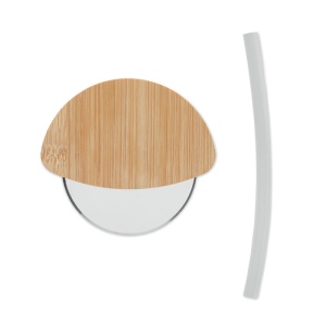 MO NAPOL - Round bamboo pizza cutter - Img 1