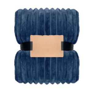 MO NIEVE RPET fleece striped blanket - Img 5