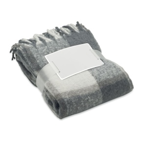 MO QUET - Chequered mohair blanket - Img 4