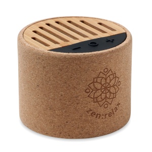 MO ROUND + - Round cork wireless speaker - Img 1