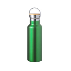 Naxel - Insulated Bottle Stainless Steel/ Bamboo 500 ml - Img 13