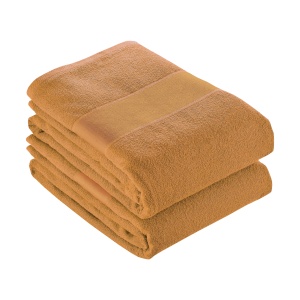 ON™ 100% cotton (300 g/m2) terry towel with a matching polyester strip for printing
