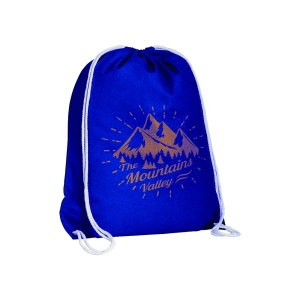 ON™ 135 g/m2 cotton backpack with drawstring closure