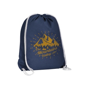 ON™ 135 g/m2 cotton backpack with drawstring closure