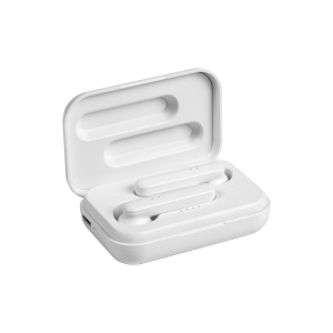 ON™ Bluetooth earbuds with charging box and micro USB cable included