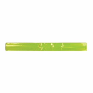 ON™ Reflective polyester and PVC slap safety bracelet with steel inner, 30 x 3 cm