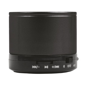 ON™ Cylindrical, metal Bluetooth V 3.0 mini speaker with microphone for loudspeaker calls