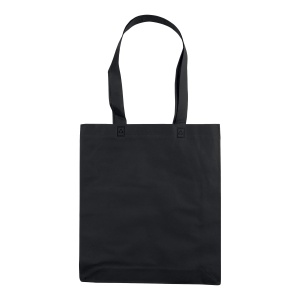 ON™ Heat-sealed 80 g/m2 non-woven fabric shopping bag with gusset and long handles