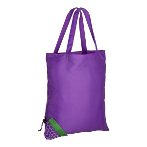 ON™ 190T polyester, orange-, lemon- and blackberry-shaped foldable shopping bag