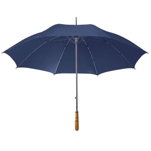 ON™ Golf umbrella with steel shaft and straight wood handle