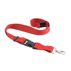 ON™ Lanyard with snap hook, safety release and key release clasps