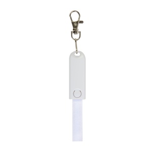 ON™ Lanyard with snap hook, with charging cable function with Micro-USB/Lightning/USB type C/U