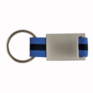 ON™ Metal and nylon key ring in a black box