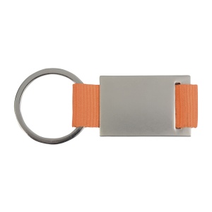 ON™ Metal and nylon key ring in a black box