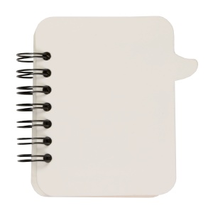 ON™ Small cardboard ring-bound notebook containing sticky notes