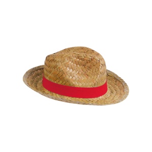 ON™ Straw hat with elastic band 2,5 cm applicabile and customizable