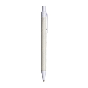ON™ Recycled paper snap pen with coloured PLA details
