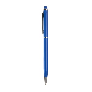 ON™ Twist pen with metal clip and barrel, and matching touchscreen rubber tip