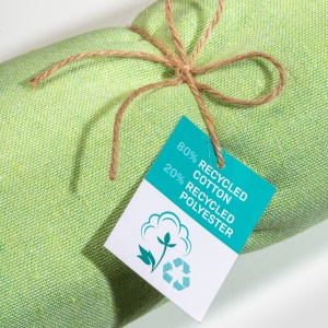 ON™ Recycled cotton fringed beach towel, size 90x170 cm