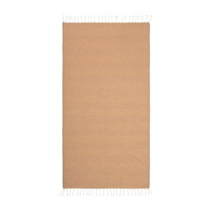 ON™ Recycled cotton fringed beach towel, size 90x170 cm