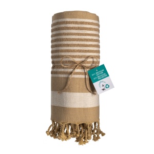 ON™ 350 g/m2 recycled cotton beach towel/pareo
