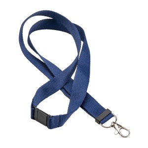ON™ Recycled polyester R-PET lanyard with carabiner and safety hook