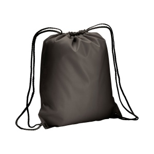 ON™ 210T polyester backpack with drawstring closure and reinforced corners
