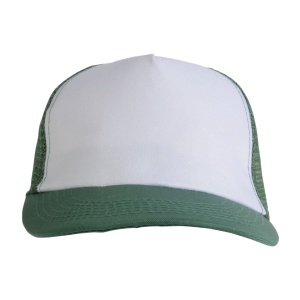ON™ Polyester 5-panel cap with mesh crown and adjustable velcro strap