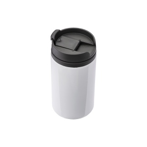 ON™ Sublimating metal mug with plastic inner wall, lid and handle