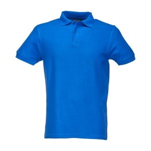 ON 100% piqué cotton (180 g/m2) short-sleeved polo shirt with two-button collar