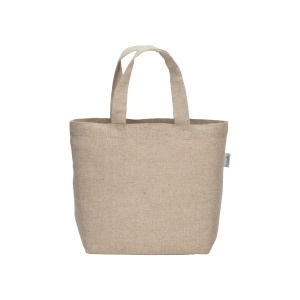 ON 150 g/m2 recycled cotton shopper with short handle - Img 2
