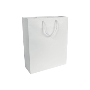 ON 157 g/m2 matte laminated paper shopping bag with gusset and bottom reinforcement - Img 4