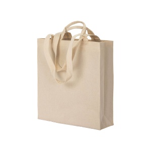 ON 220 g/m2 cotton gusseted shopper with double handles