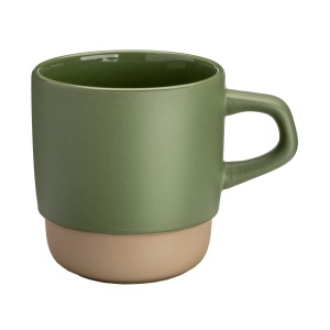 ON 320 ml ceramic mug. Stackable. With matte exterior and glossy interior - Img 11