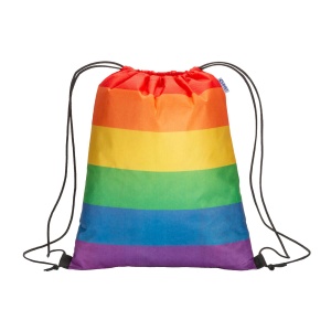 ON 70g/m2 R-PET Rainbow backpack in with choke closure - Img 2