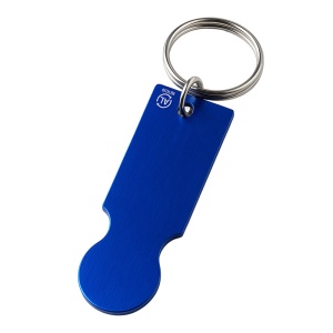 ON Breloc din aluminiu reciclat cu jetON pentru cărucior de cumpărături