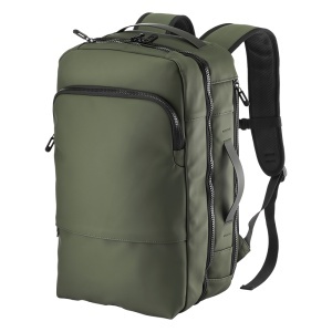 ON DEMI BRERA Backpack / travel suitcase with laptop holder (15) in soft, water-resistant PU - Img 6