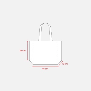 ON Geantă shopper R-Pet (plastic reciclat) cu clin și mâner lung - Img 13