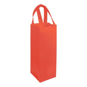 ON Heat-sealed 100 g/m2 non-woven fabric bottle shopping bag, short handles - Img 1