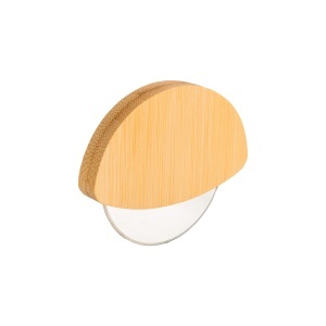 ON Pizza cutter with bamboo handle and stainless steel blade