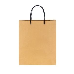 ON Pungă din hârtie reciclată naturală de 150 g/m2 cu clin și mânere scurte colorate - Img 16