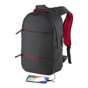 ON Rucsac din poliester 600D pentru PC. Buzunar principal pentru laptop și 3 buzunare frONtale. Material respirabil. - Img 3